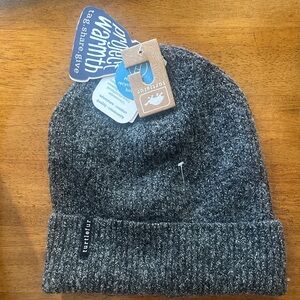 Turtle Fur Men’s marbled Gray black white Beanie worn slouchy or folded & fitted